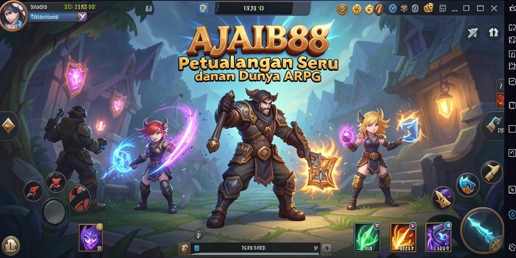 Menampilkan petualangan seru dan aksi penuh dalam AJAIB88.